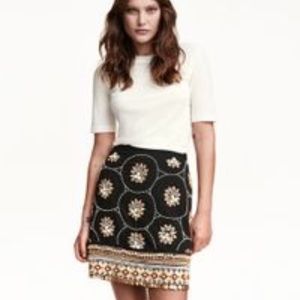 NWT H&M Beaded Skirt